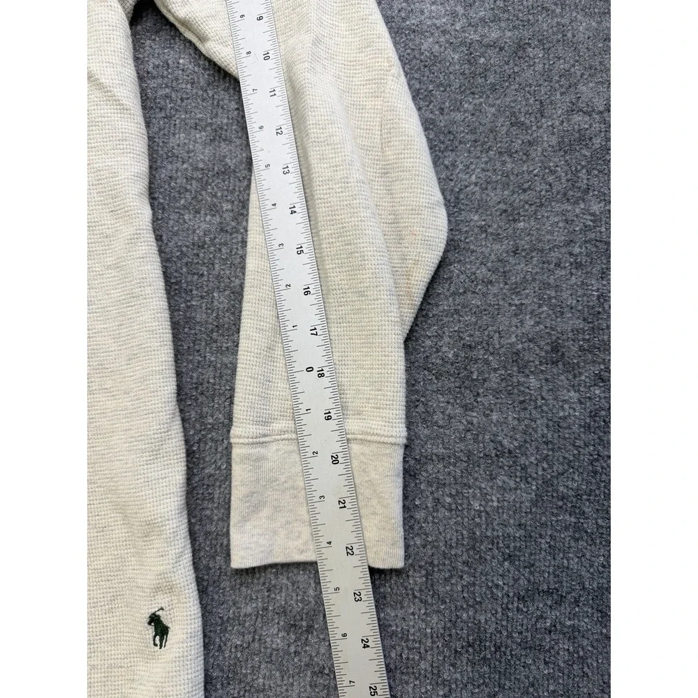 Polo Ralph Lauren Sleepwear Long Sleeve Henley 100% Cotton Gray Size XL